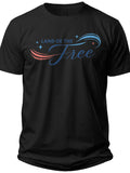 Land of the Free Grace Flag Day Shirts for Women - Adult Unisex Tee
