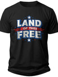 Land of the Free 4th If July Shirts for Women - Adult Unisex Tee