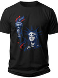 Lady of Freedom Women's 4th of July Shirts - Adult Unisex Tee