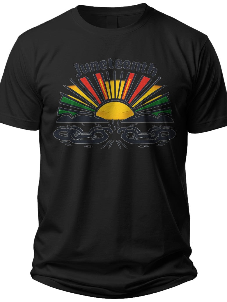 Juneteenth Rising Sun Juneteenth T-shirts for Women - Adult Unisex Tee