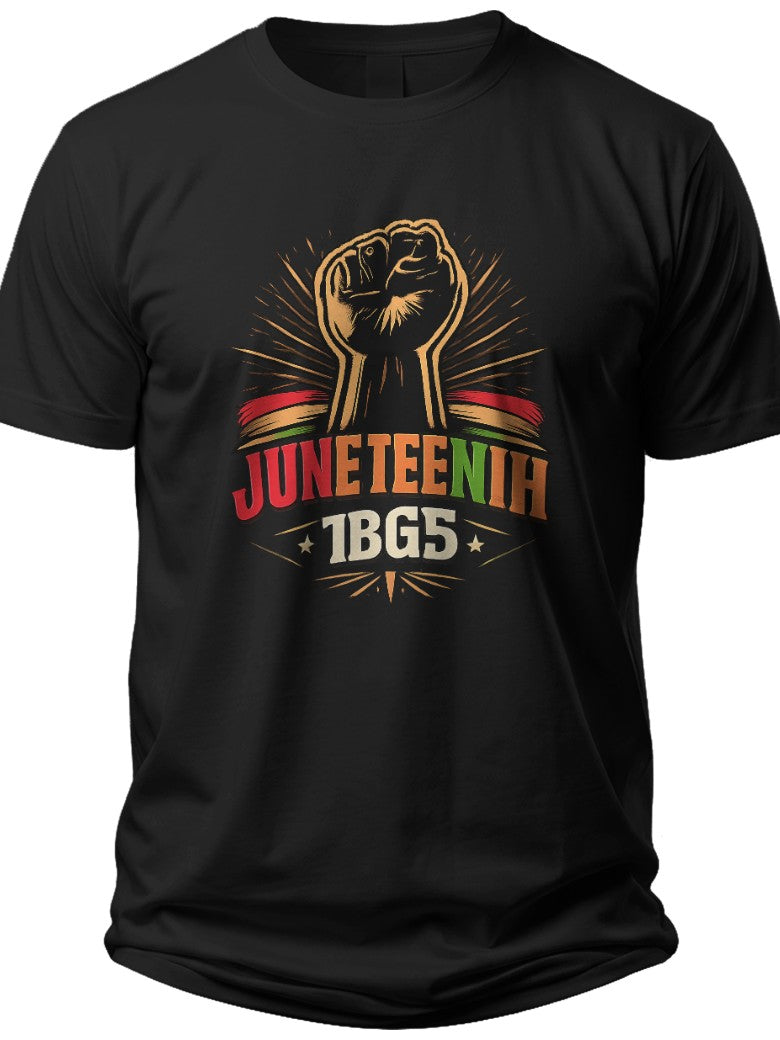 Juneteenth Freedom Fist Juneteenth T-shirts - Adult Unisex Tee