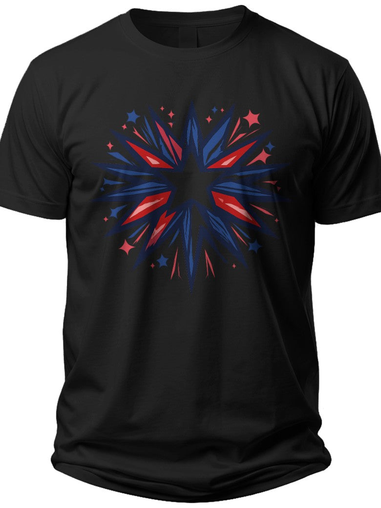 Juneteenth Freedom Burst Juneteenth Flag Shirt - Adult Unisex Tee