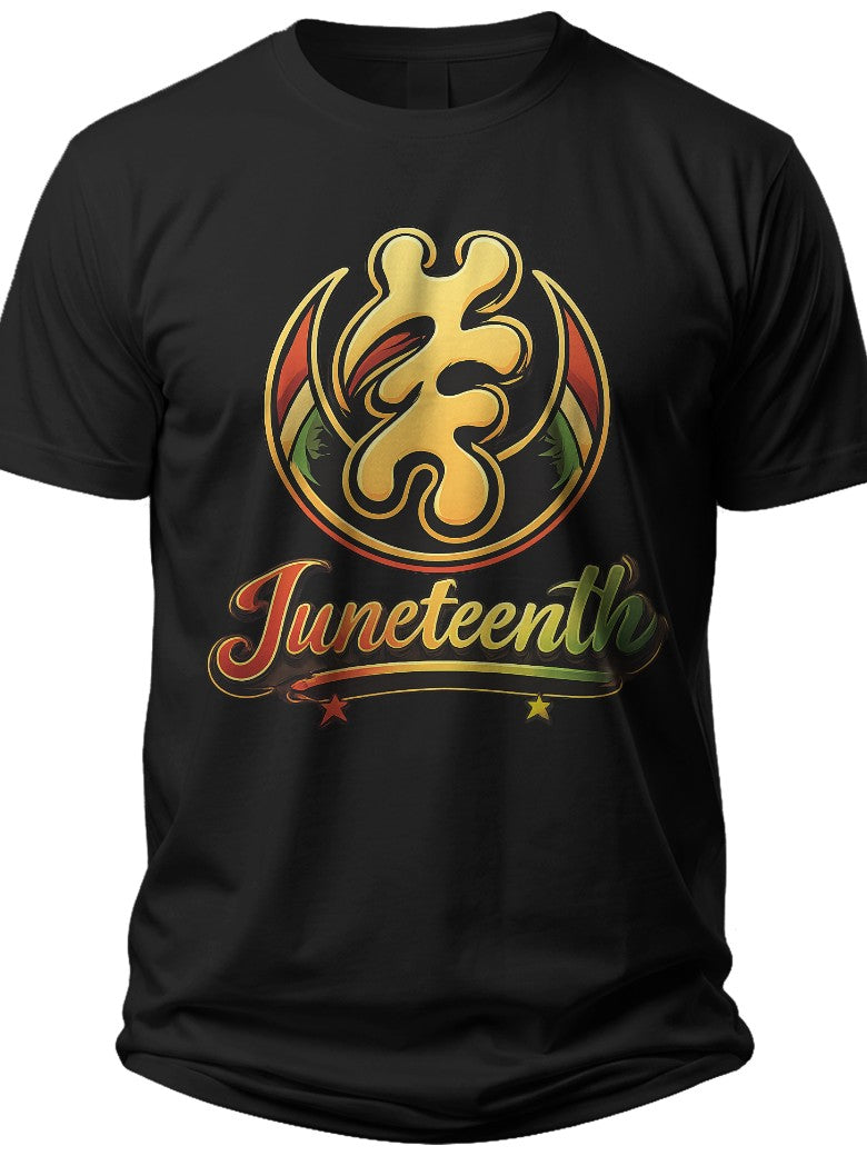 Juneteenth Adinkra Unity Juneteenth Shirts Women V Neck - Adult Unisex Tee