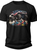 July 4th Truck Boys Fourth of July Shirt - Adult Unisex Tee