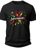 Joyful Juneteenth Shapes Juneteenth Shirts Kids - Adult Unisex Tee