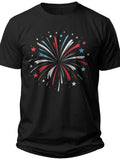 Independence Day Burst July 4th Shirts for Men - Adult Unisex Tee