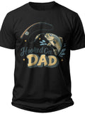Hooked On Dad Fathers Day Gifts Shirts - Adult Unisex Tee