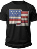 Heritage Stripes 4th of July Polo Shirts for Men - Adult Unisex Tee