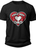 Heart for Dad Fathers Day Matching Shirts - Adult Unisex Tee