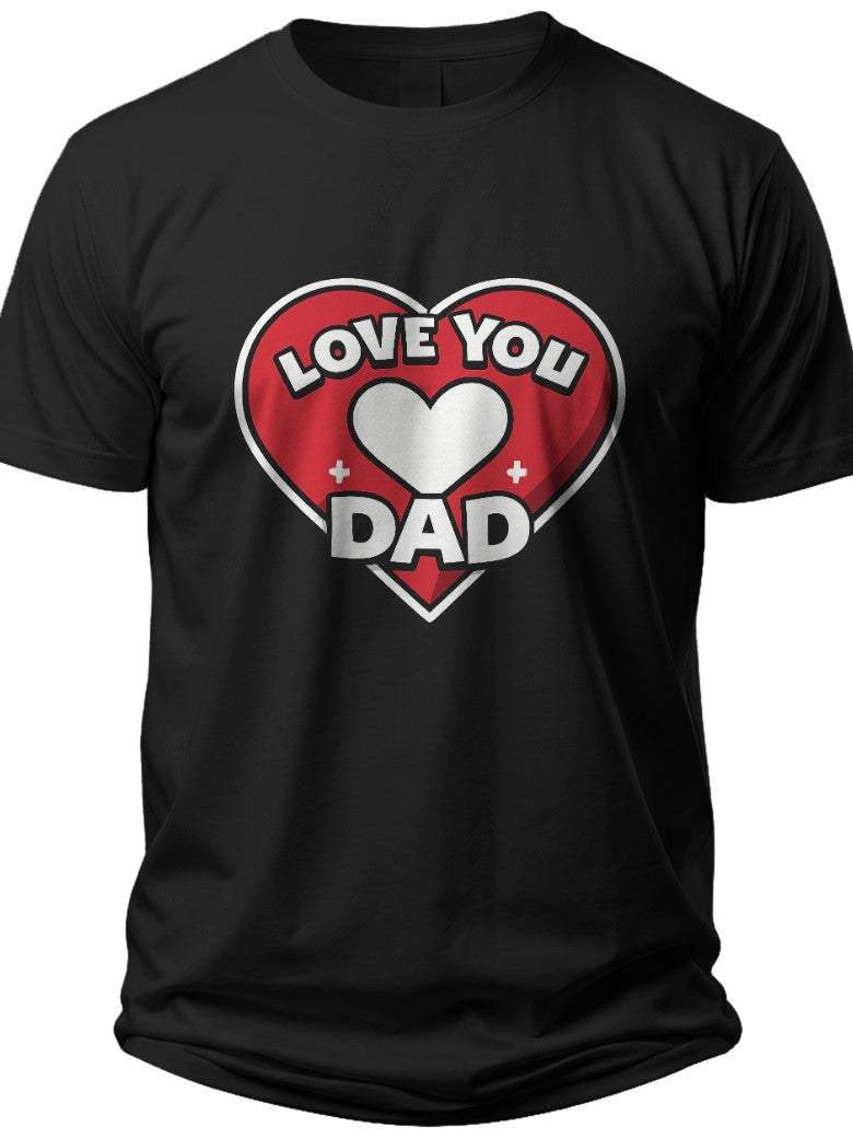 Heart for Dad Fathers Day Matching Shirts - Adult Unisex Tee