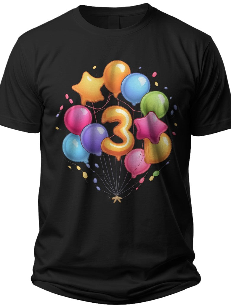 Happy Birthday Balloons Birthday Boy Shirt - Adult Unisex Tee