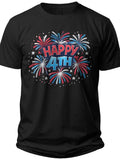 Happy 4th Fireworks Girls 4th of July Shirt - Adult Unisex Tee