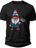 Grumpy Patriotic Gnome Funny 4th of July Shirts for Women - Adult Unisex Tee