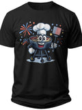 Grilling Freedom 4th of July Shirts for Men Funny - Adult Unisex Tee