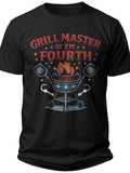 Grill Master of the Fourth Family 4th of July Shirts - Adult Unisex Tee