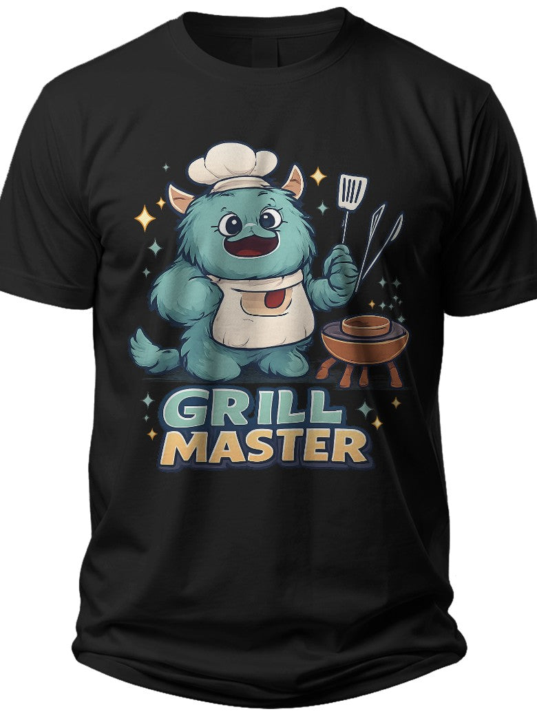 Grill Master Dad Funny Fathers Day Shirt - Adult Unisex Tee