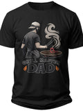 Grill Master Dad Father's Day Tshirt - Adult Unisex Tee