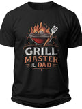 Grill Master Dad Father's Day T Shirts - Adult Unisex Tee