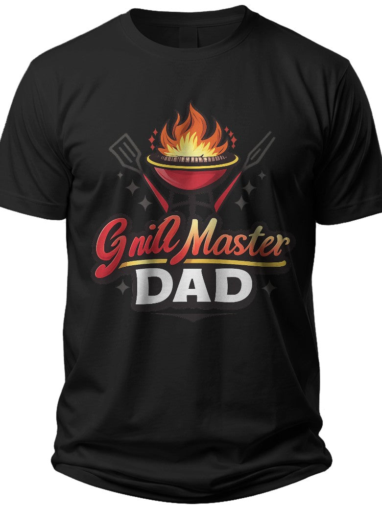 Grill Master Dad Father's Day Shirts for Dad - Adult Unisex Tee