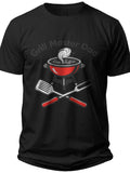 Grill Master Dad Fathers Day Shirt - Adult Unisex Tee