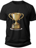 Greatest Dad Trophy Father Day Shirt - Adult Unisex Tee