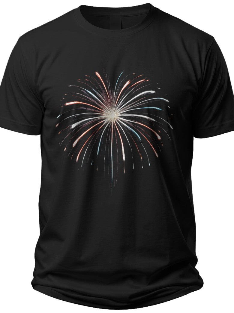 Grand Firework Burst Fireworks Shirt - Adult Unisex Tee