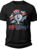 Golfing Patriot 4th of July Mens Shirts - Adult Unisex Tee