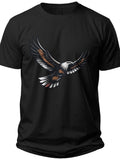 Geometric Eagle Flight Fourth of July Shirt - Adult Unisex Tee