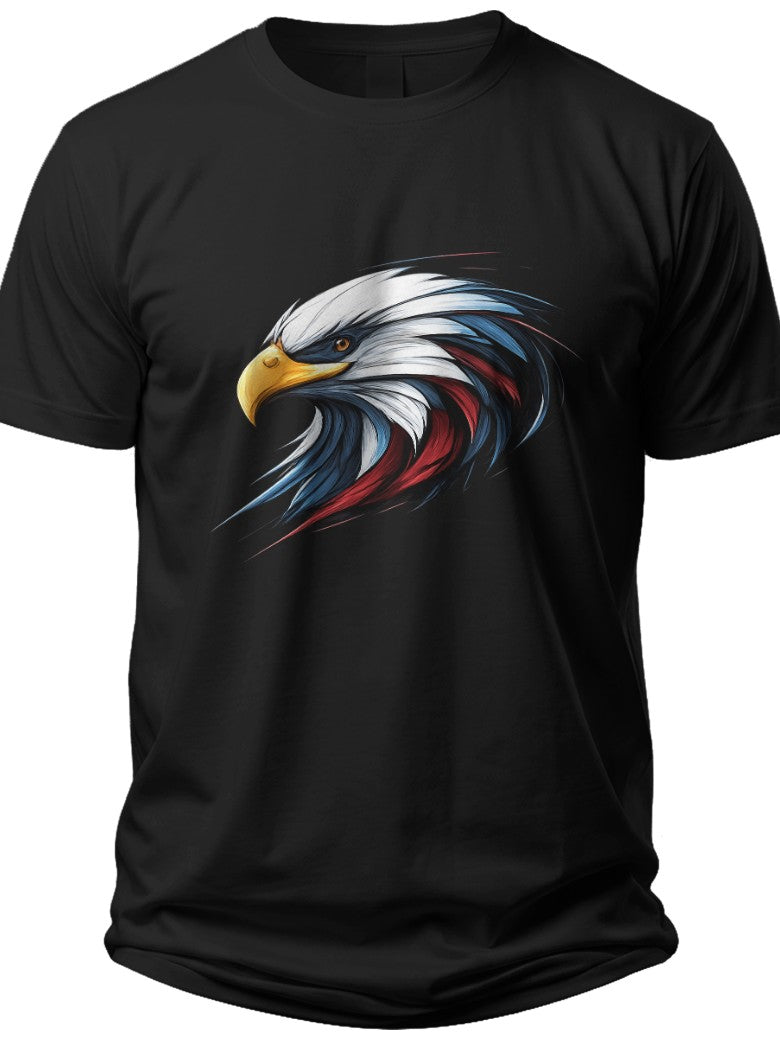 Geometric Eagle 4th of July Womens Shirt - Adult Unisex Tee