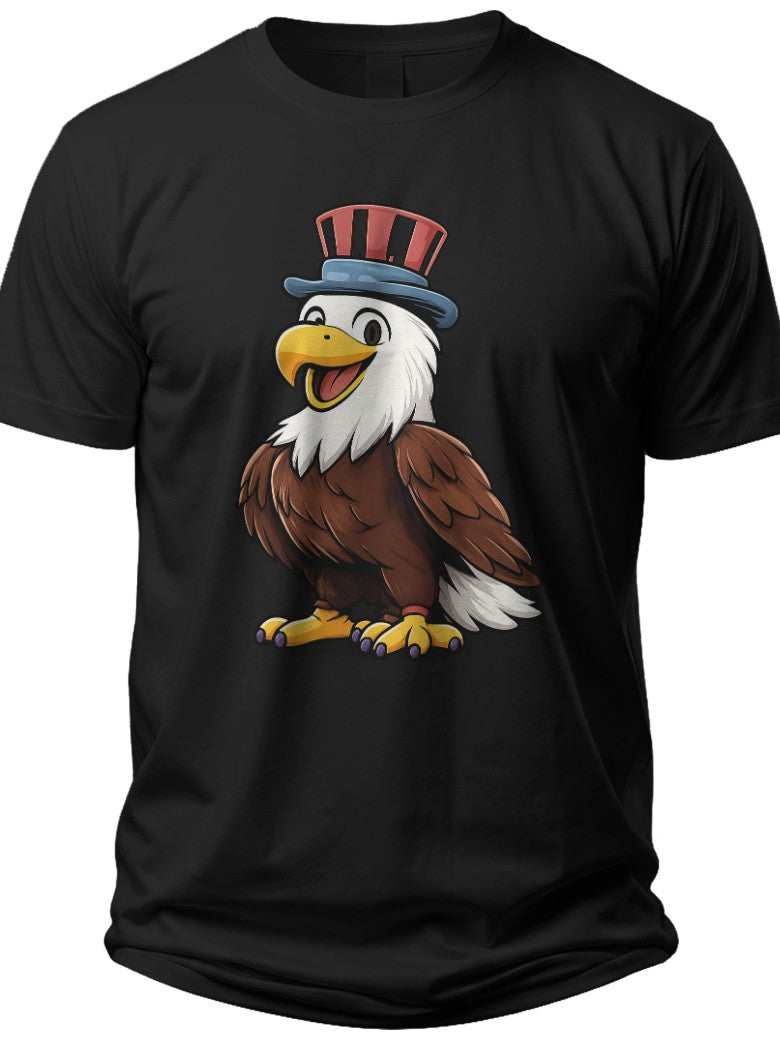 Friendly Freedom Eagle 4th of July Shirts for Boys - Adult Unisex Tee