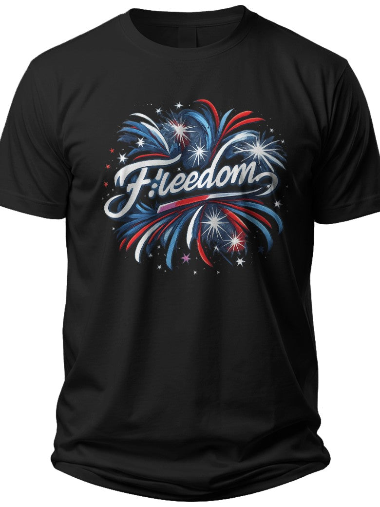 Freedom Sparks Men's 4th of July Shirts - Adult Unisex Tee