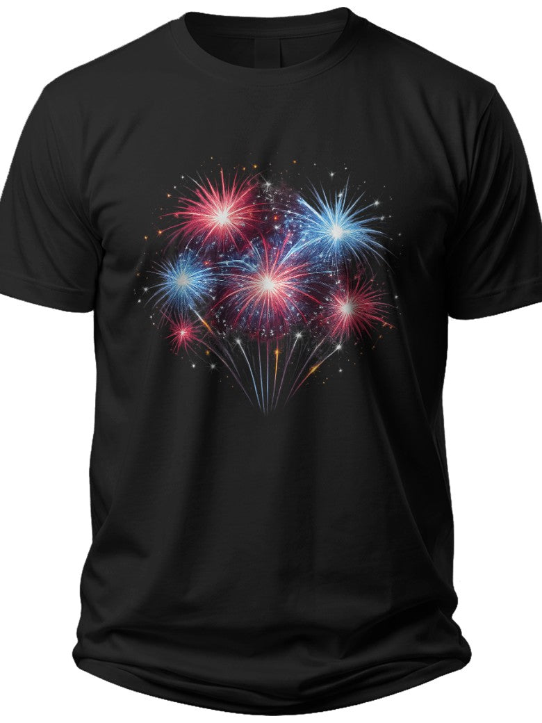 Freedom Fireworks Forth of July Shirts - Adult Unisex Tee