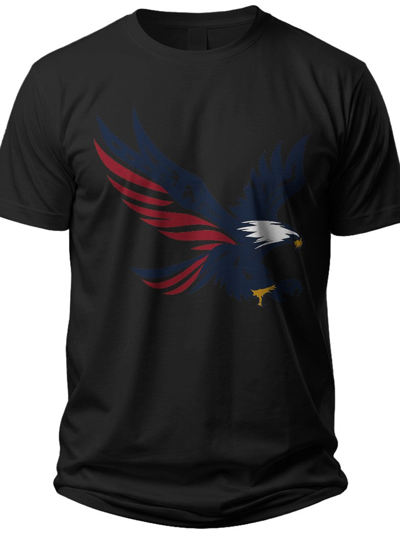 Freedom Eagle Silhouette July 4th Shirts for Men - Adult Unisex Tee