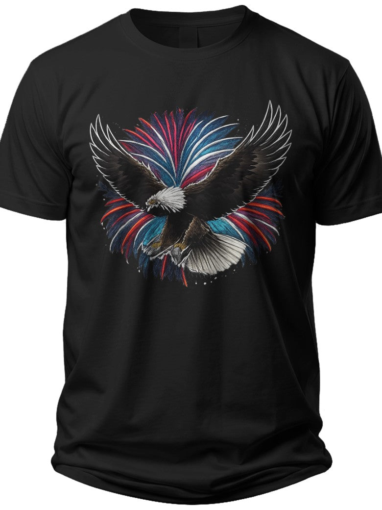 Freedom Eagle Burst 4th of July Women's Shirts - Adult Unisex Tee