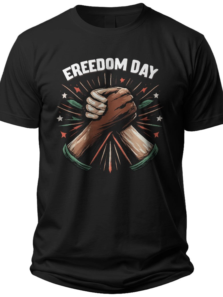 Freedom Day Unity Juneteenth T-shirts for Women - Adult Unisex Tee