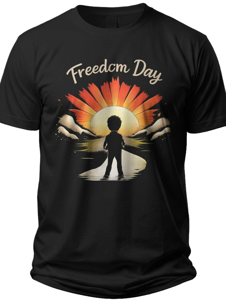 Freedom Day Path Juneteenth Shirts Kids - Adult Unisex Tee