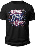 Fourth of July Vibes Womens 4th of July Shirts - Adult Unisex Tee