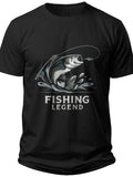 Fishing Legend Fathers Day Tshirts - Adult Unisex Tee