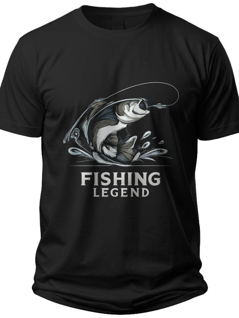 Fishing Legend Fathers Day Tshirts - Adult Unisex Tee