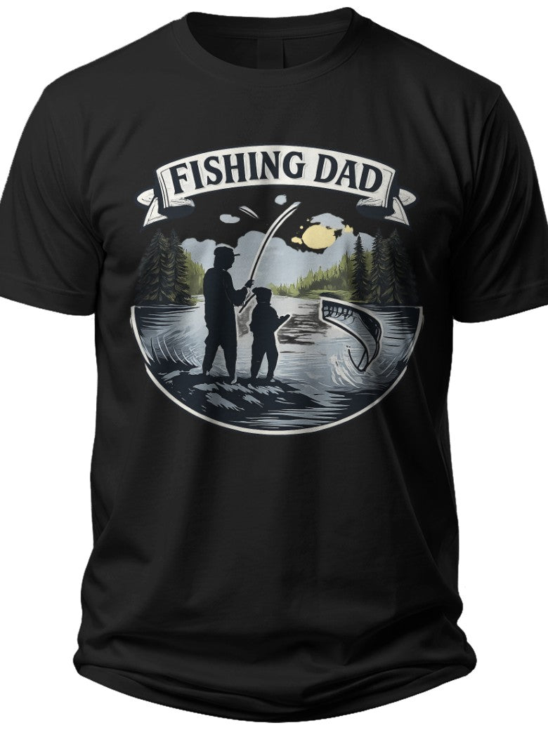 Fishing Dad Adventure Fathers Day Shirts - Adult Unisex Tee