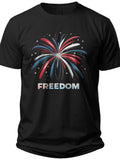 Fireworks Freedom Men 4th of July Shirts - Adult Unisex Tee