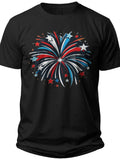 Fireworks Burst 4th of July Tee Shirts - Adult Unisex Tee