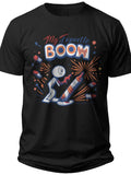 Firework Fails Funny July 4th Shirts - Adult Unisex Tee