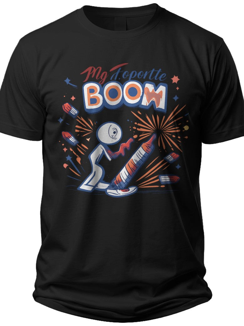 Firework Fails Funny July 4th Shirts - Adult Unisex Tee