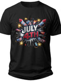 Firecracker Fourth Mens July 4th Shirts - Adult Unisex Tee