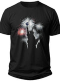 Festive Liberty Celebration 4th of July Shirts for Men - Adult Unisex Tee