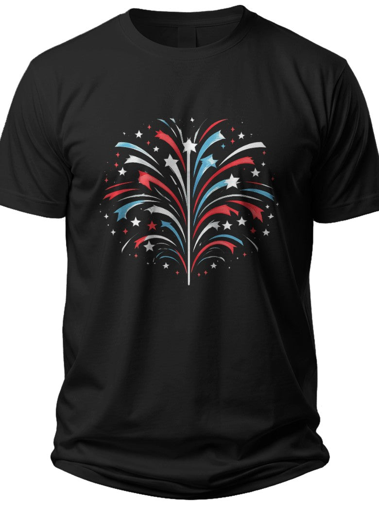 Festive Fourth Bloom 4th of July Shirts Women - Adult Unisex Tee