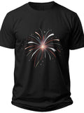 Festive Fireworks Burst 4th July Shirts - Adult Unisex Tee