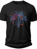 Festive Firework Bouquet Forth of July Shirts Women - Adult Unisex Tee