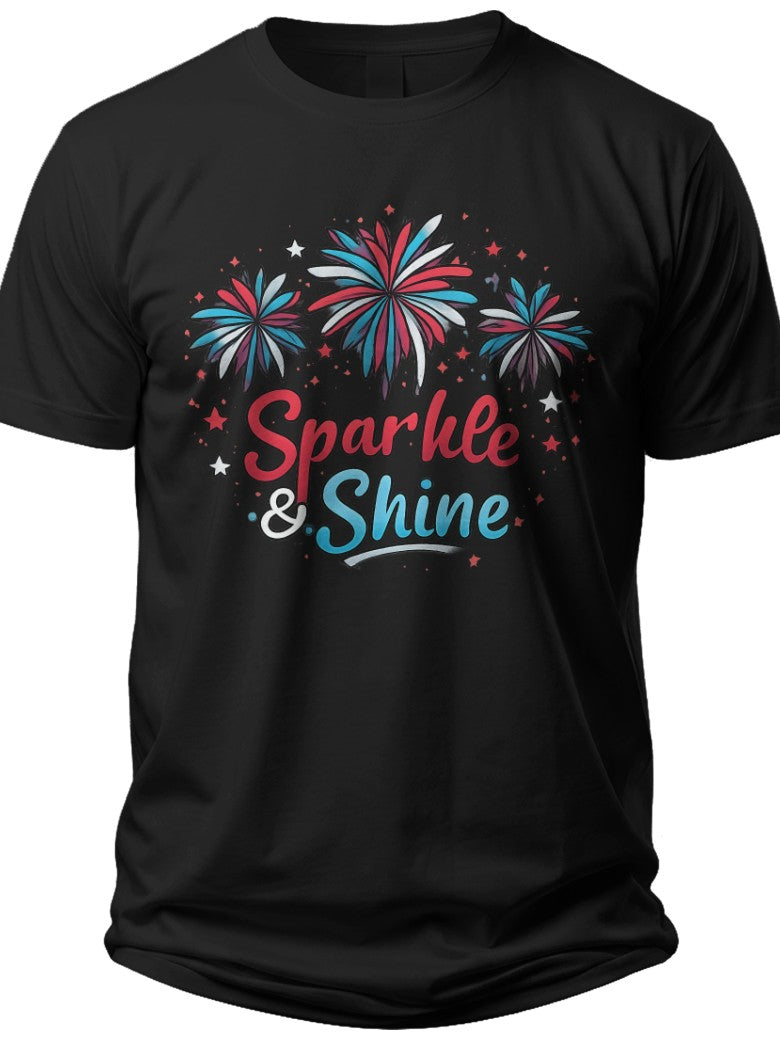 Festive Firework Blast Kids 4th of July Shirt - Adult Unisex Tee